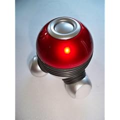 1 (ein) St�ck Massageger�t 3 - Punkt - Vibration mit Licht in der Farbe blau metallic