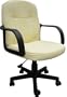 Office Chair Home PU Leather Mid-Back Computer Chair Adjustable Height