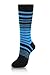 Fashion Mic Mens Men's Cotton Dress Socks 6 Pair Bundle Pack, Solid Stripes
