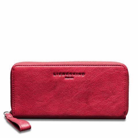 Liebeskind Berlin Sally 2D leather, Damen Portemonnaies, Pink (pink), 20x10x2.5 cm (B x H x T)