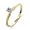 14k Yellow Gold Round 4-Prong Solitaire Diamond Ring (1/6 ct, I-J Color, I1-I2 Clarity) - Size 6