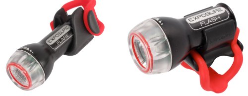 Exposure Lights Flash and Flare Bike Lights Set (Black) Exposure Lights Flash and Flare Bike Lights Set (Black)