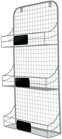 Distressed Metal Vintage Syle 3 Tier Wall Shelf (Teal)