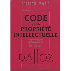 Code de la propri�t� intellectuelle, comment�