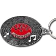 Elvis Presley Pewter Record Keychain