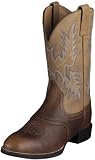 Ariat Western Boots Heritage Stockman 8.5 EE Barrel Brown Mens 10002252