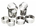 Kitchen Craft Stainless Steel Cooking Rings 7cm- set of two