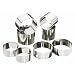 Kitchen Craft Cooking Rings, Stainless Steel Set of 2, 7cm