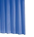 Produkt-Bild: Ridder 311330-350 Duschvorhang Folie inklusive Aufh&auml;ngeringe 120 x 200 cm Standard Uni, blau