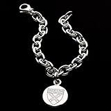Harvard Business School Sterling Silver Charm Bracelet