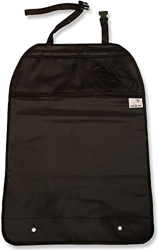 26 Inch Deluxe Car Seat Back Protector and Organizer - Bottom Kick Mat - Top Organizer Has Three Pockets - Kick Mat Protects Car Seat Back From Shoes and Dirty Hands - Organizer Kick Mat Protects Car Investment - Fits All Vehicles - Satisfaction Guaranteed