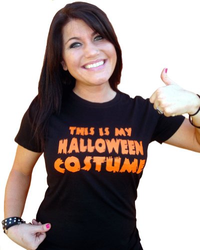 Juniors This Is My Halloween Costume Funny Novelty T-Shirt