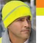 Cornerstone Safety Beanie with Reflective Stripe