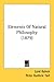 Books : Elements Of Natural Philosophy (1879)