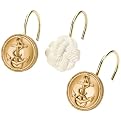 Home Nautical Shower Hooks - Brown