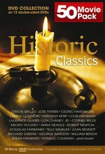 Cover image : HISTORIC CLASSICS (50 MOVIE PACK) (DVD MOVIE)