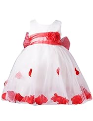 Girls A-line Sleeveless Lace Applique Tulle Flower-Girl Dress/Pageant Dress 