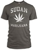 Vintage Distressed Sudan Marijuana Tri-Blend T-Shirt