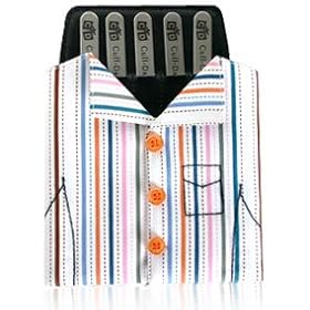 GREAT GIFT IDEA: Collar Stays with Organizer in Cloth Shirt(5 pairs)