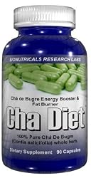 Cha Diet Cha De Bugre Fat Burner - 90 Capsules 800mg Cha de?? Bugre Brazilian Diet Energy Booster & Fat Burner Formula