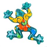 Mini Mexican Talavera Ceramic Frog