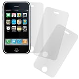 GTMax 4 in 1 Regular + Mirror + Frosted + Back LCD Screen Protector for for Rogers Apple IPhone 3G, Iphone 3G s 3GS Smartphone