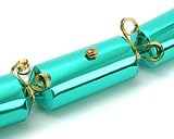 Make your own Christmas Cracker Pack - Metallic Green with gold trim- pack of 6
