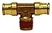 Dixon 3/16" Tube x 1/8" Male NPTF Brass Male Branch Tee-STOCK QTY ONLY (726X4)