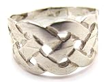 Sterling Silver Traditional Scandinavian Celtic Knot Ring