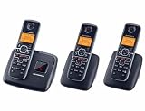 Motorola L703M Dect 6.0 Cordless Phone with 3 Handsets and Digital Answering System