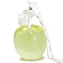 Apple Pendant in Citrine Gemstone Sterling Silver 18" Necklace