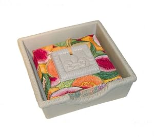 Cream Cocktail Napkin Holder