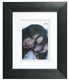 Nexxt by Linea Metro Frame, Holds 5-inch-by-7-Inch Photo, White Mat