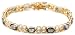10k Yellow Gold Mystic Topaz and Diamond Bracelet, 7 1/8