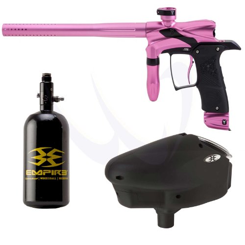 Dangerous Power G5 Paintball Gun Pink + Empire 48/3000 + Halo Too Black