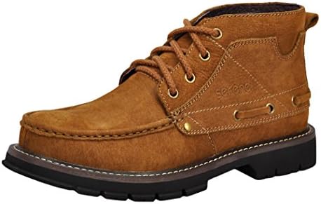 Serene Mens Retro Dunk High Lace Up Oxfords Shoes(9 D(M)US, Tan)