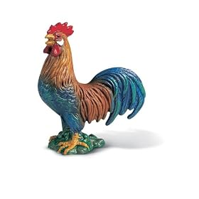 Schleich Colourful Rooster Crowing