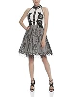 Joana Danciu Vestido Jaqline (Negro / Blanco)