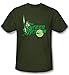 Search : Green Arrow T-shirt - Green Arrow DC Comics Adult Military Green Tee