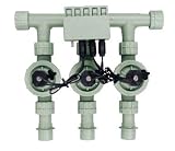 Tools & Hardware : Orbit Sprinkler System 3-Valve Pre-Assembled Manifold with 3/4-Inch  & 1-Inch  Pipe Adapters #91107