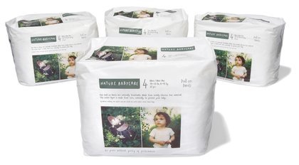 Nature Babycare Eco Pull On Pants, Size 4 (88 Count)