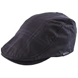 Ted Baker Mens Klintof Plaid Flat Cap Black