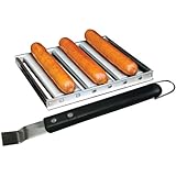 GrillPro 91348 Stainless Steel Hot Dog Roller
