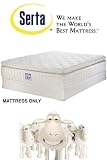 Serta Hazelton Perfect Sleeper® Super Pillow Top Mattress, KING, WHITE