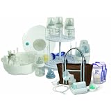 Breastflow Complete Feeding Kit  (Bag, Pump, Deluxe Changing Kit, Sterliser, Drying Rack, 6 Bottles and Storage Bags)by Learning Curve