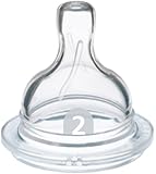 Avent Classic Nipple - Clear - 2 Pk - 2 ct., Size slow flow