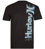 Hurley Men's Racer Short Sleeve T-Shirt-Black-Large