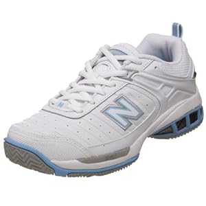 New Balance Women's WC804 Tennis Shoe,White,7 2E