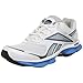Reebok Men's RunTone Prime Running Shoe,Silver/White/Malibu Blue/Dark Silver,7.5 M US
