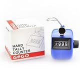 GOGO™ Hand Tally Counter in Blue, ABS Mechanical Clicker, Handheld Tally Clicker
